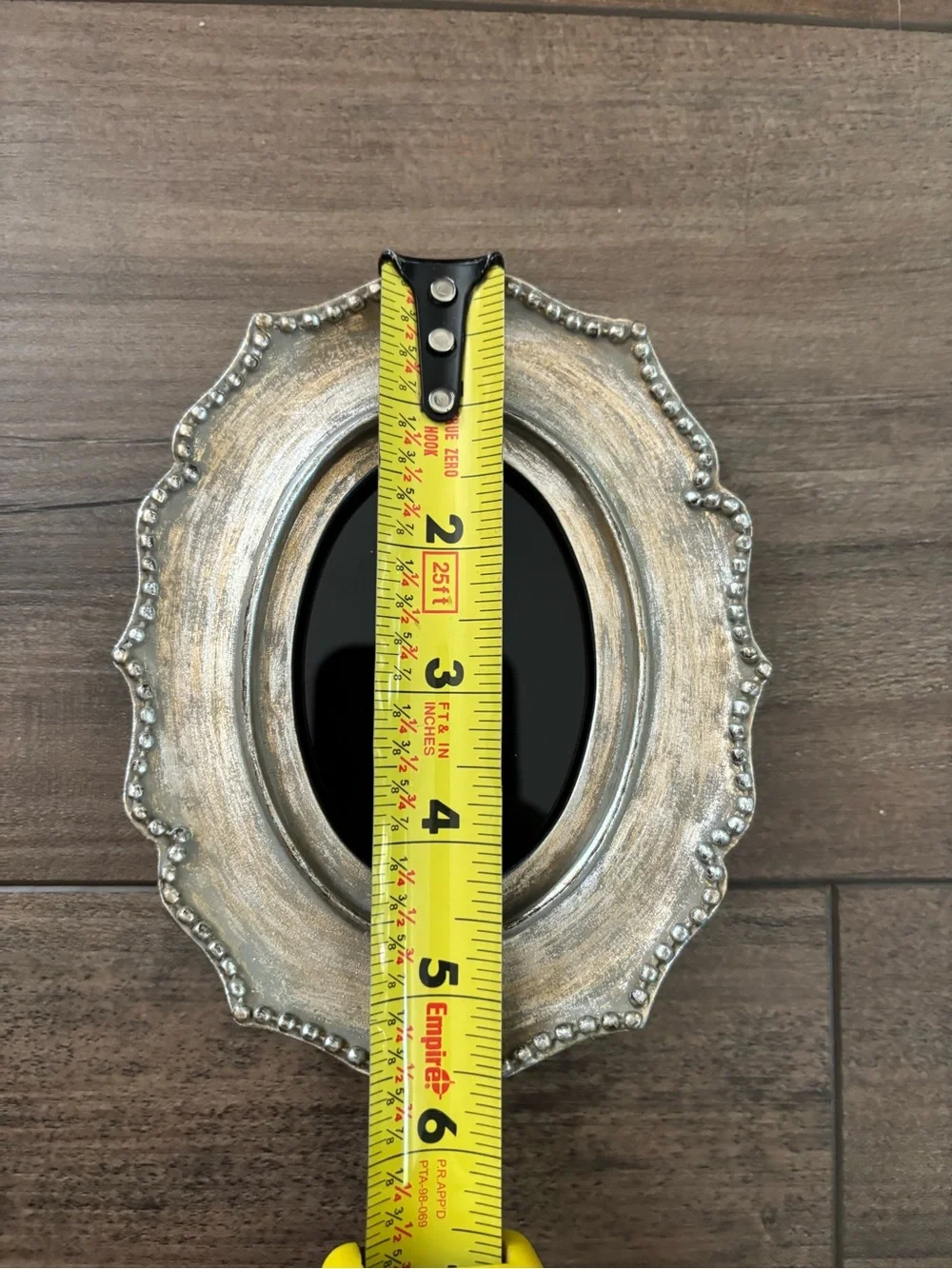 Ornate Oval Decorative Picture Frame - Gold, Silver, White, Black